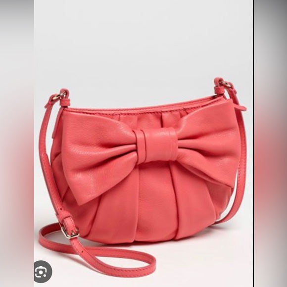 Red Women's Coral Bow Bag - Picture 1 of 7